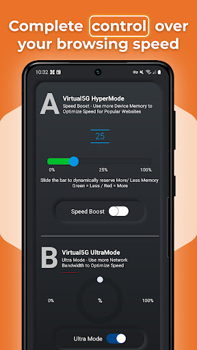 Virtual 5G — Speed Control